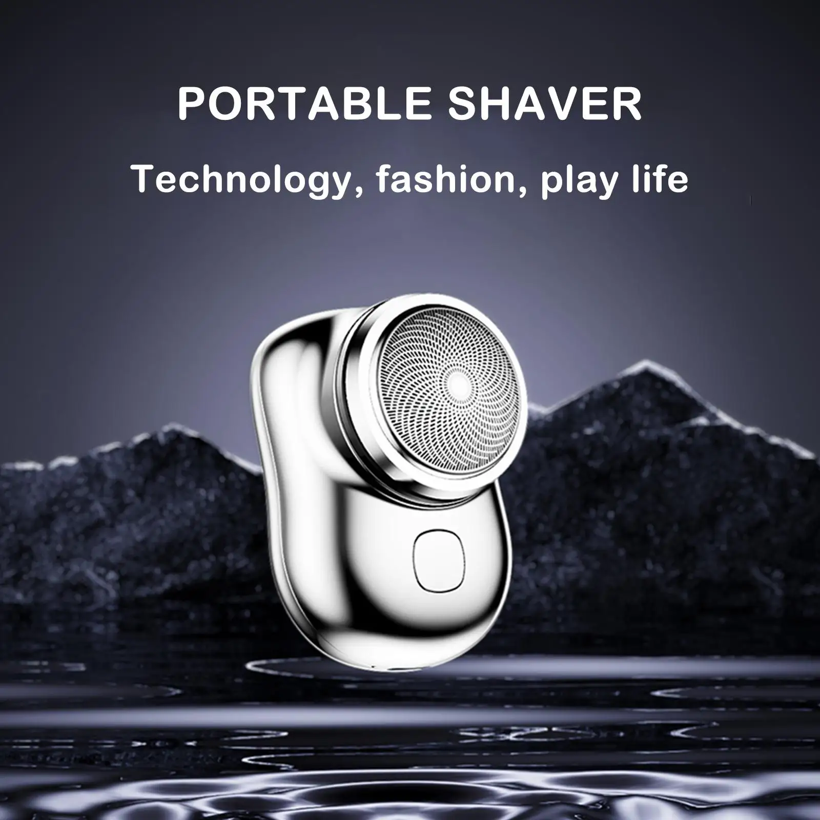 Mini-shave Portable Electric Shaver USB Rechargeable Electric Shaver Type-c Fast Charging Pocket Razor Beard Trimmer Shaving