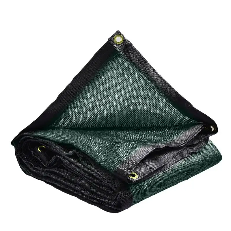 

Dark Green Shade Net Dark Green Wall Porch HDPE Shade Cloth Sunshade Mesh With Grommets Suitable For Greenhouse Backyard Patio