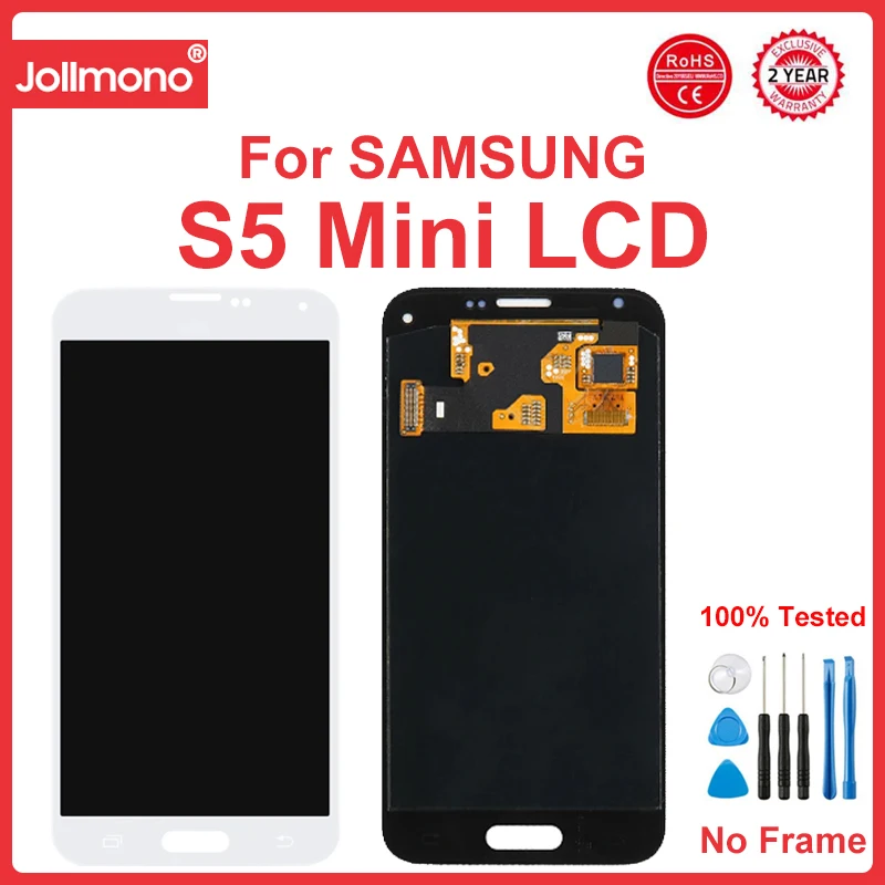 Мини-дисплей Super AMOLED S5 ЖК-дисплей для Samsung Galaxy mini G800 G800F G800H сенсорный экран