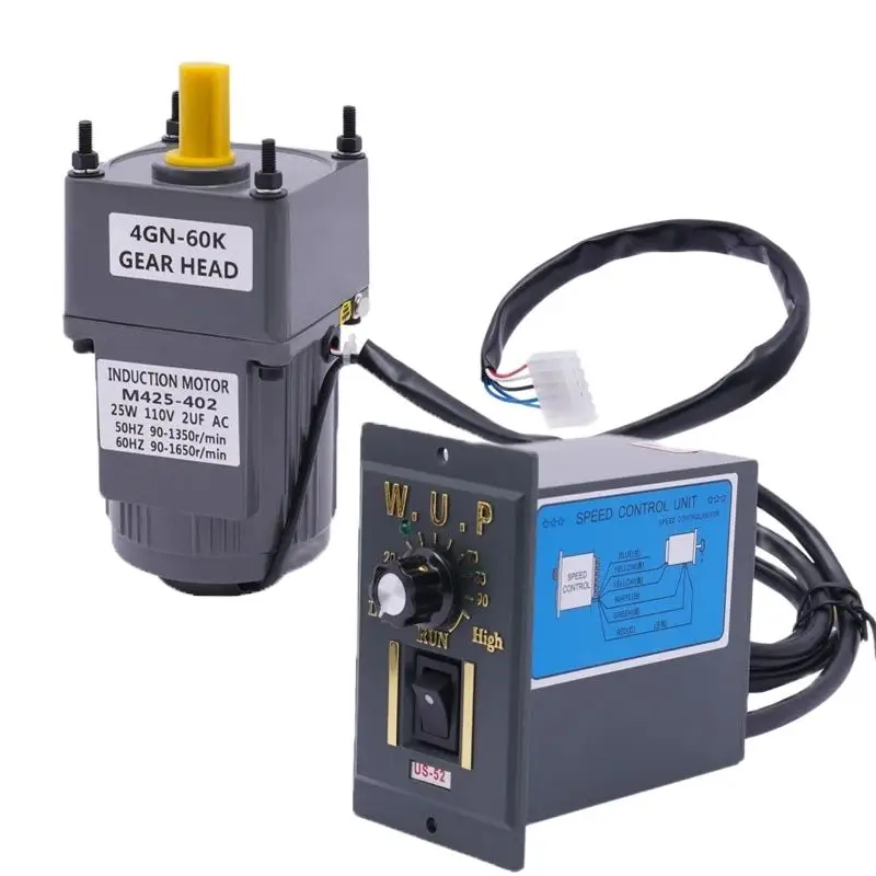 220 В/110 В 25 Вт мотор-редуктор переменного тока однофазный регулируемый регулятор