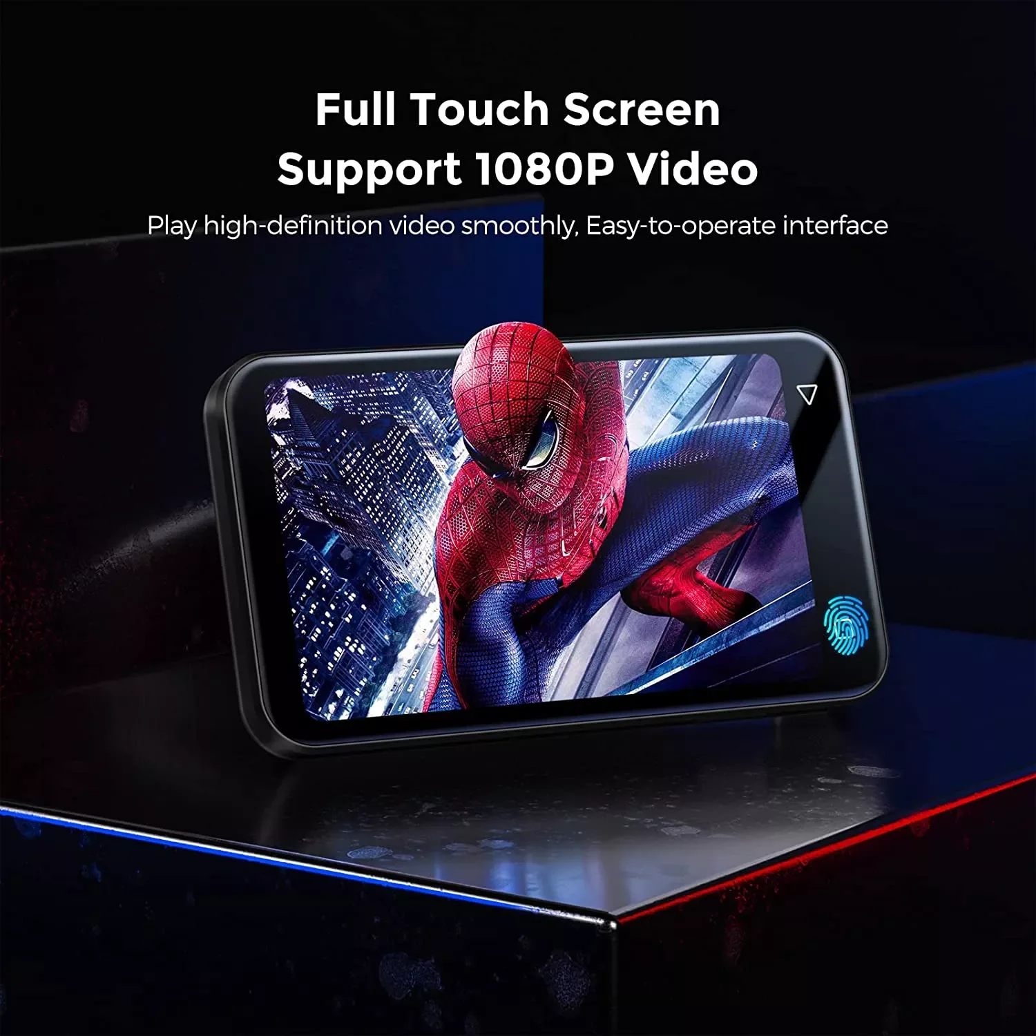 

2023New New Portable WIFI bluetooth MP4/MP3 player 4.0 inch full touch screen with bluetooth recorder, e-book support to expand