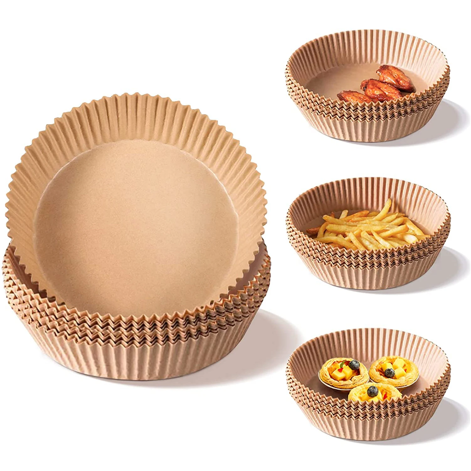 400 шт. одноразовая фритюрница бумажный вкладыш маслостойкий антипригарный