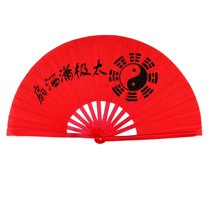 Складной бамбуковый веер Abanico красный