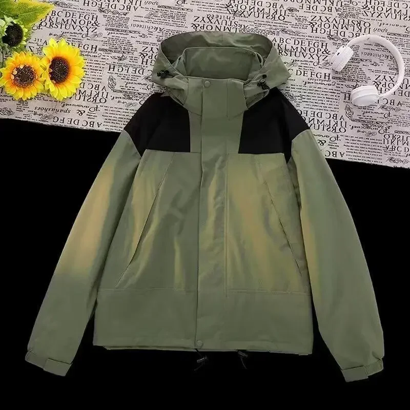 Модная кофейная куртка для мужчин осенний Новый стиль повседневный Блейзер