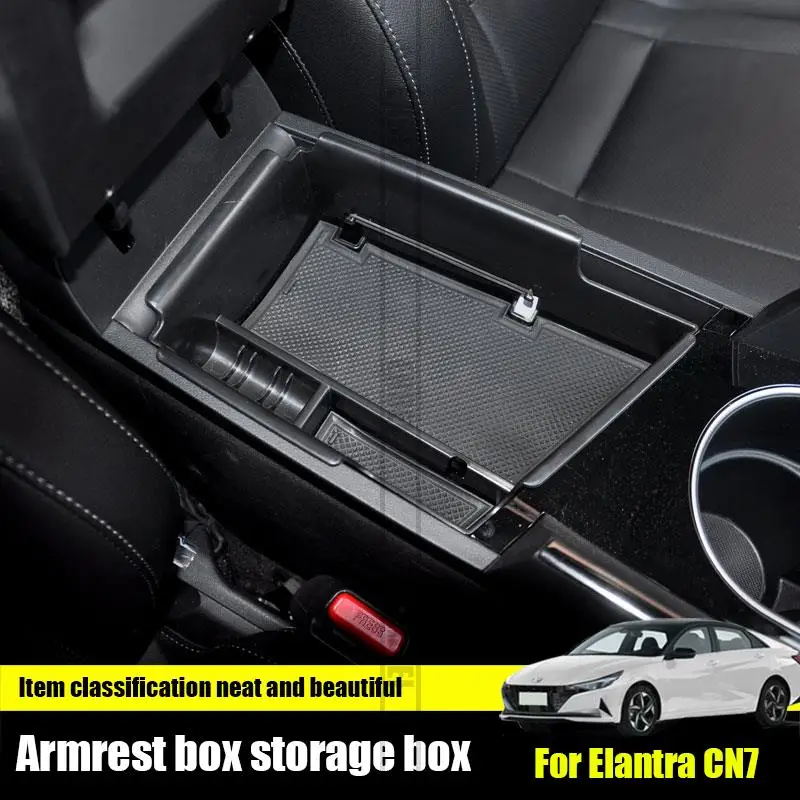

For Hyundai Elantra Avante CN7 2021 fuse armrest box storage box modified central armrest box car interior