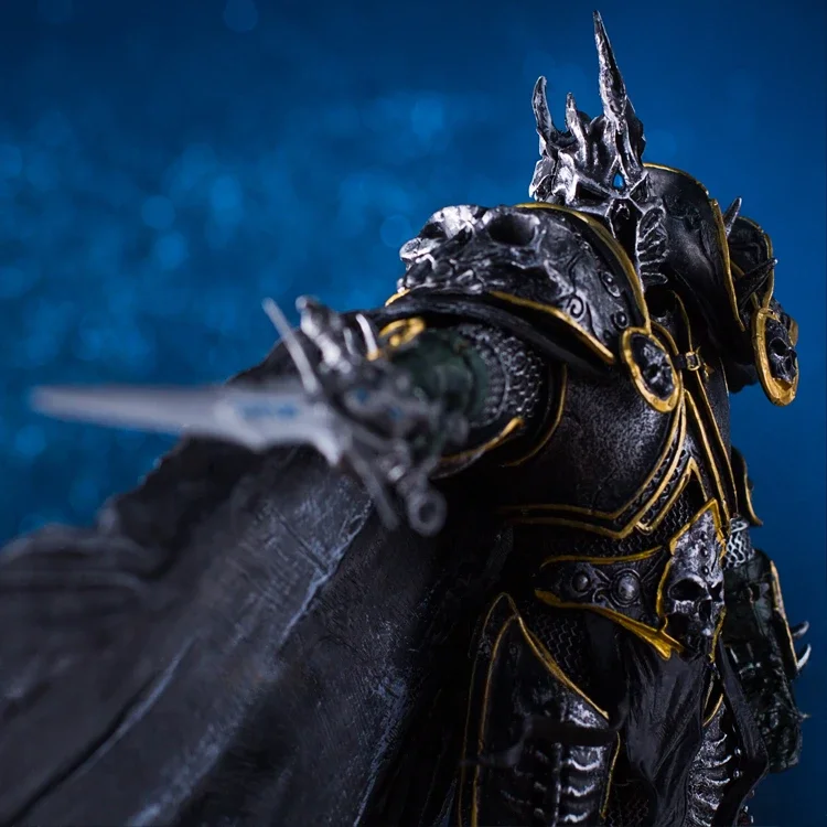 Фото 36 см World of Warcraft игровая периферия 7th Lich King Illidan Stormrage аниме фигурка модель украшение для рабочего стола подарки игрушки для детей №4