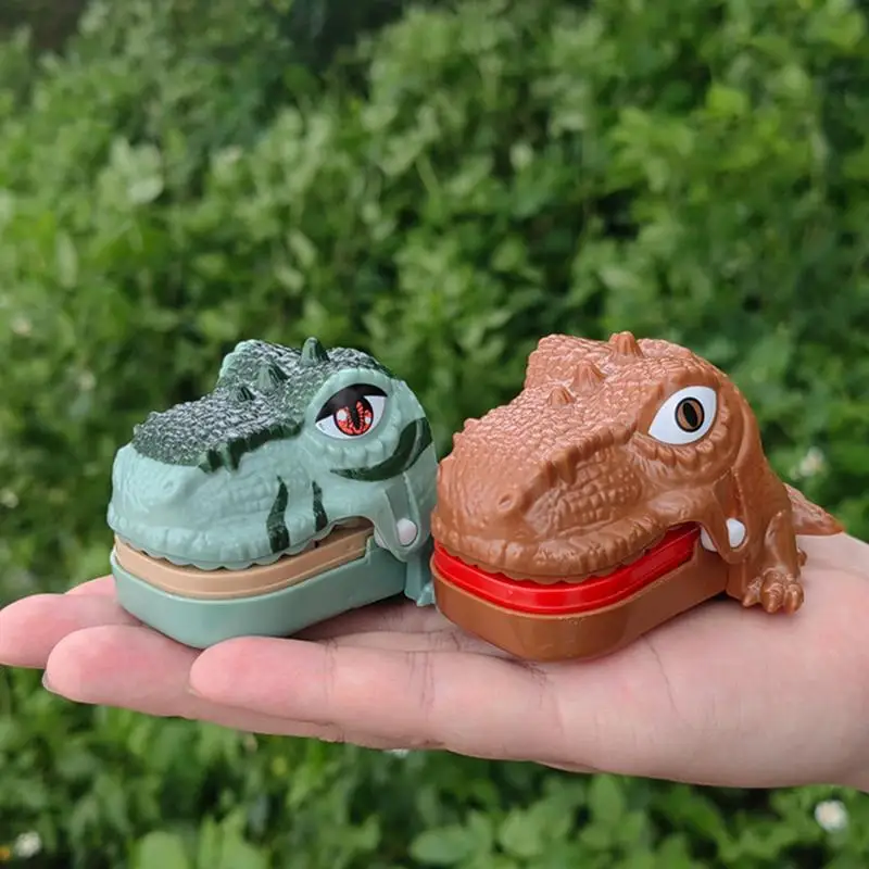 Игра на палец в форме динозавра игрушка зубы детская для тренировки реакции
