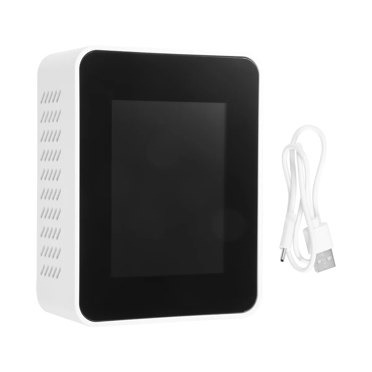 6 в 1 PM2.5 PM10 HCHO TVOC CO CO2 детектор качества воздуха тестер для дома и офиса белый