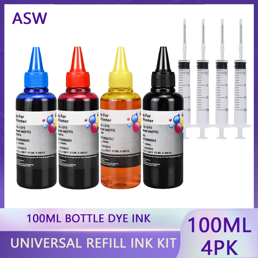 

400ml Dye Ink Refill Kit For Canon PG510 CL511 PG 540 545 445 440 CL 541 546 446 441 XL Printer Inkjet Cartridge Tank