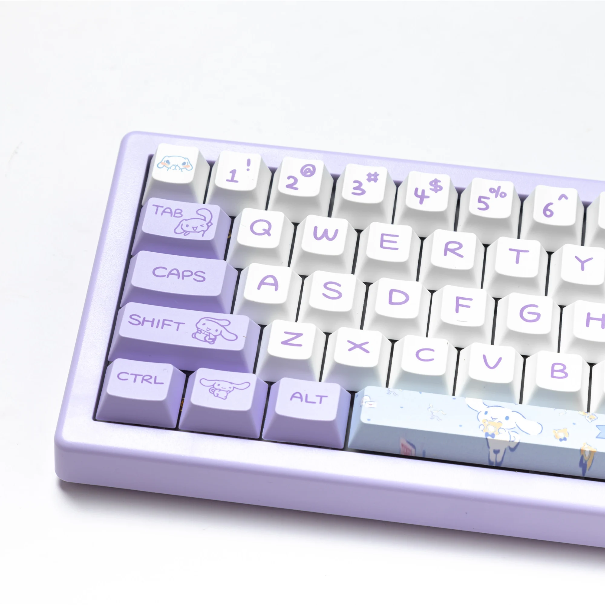 

Cinnamon Keycap Set 140keys PBT Sublimation Cherry Profile Keycaps Suitable for RK MK and Other Mechanical Keyboards