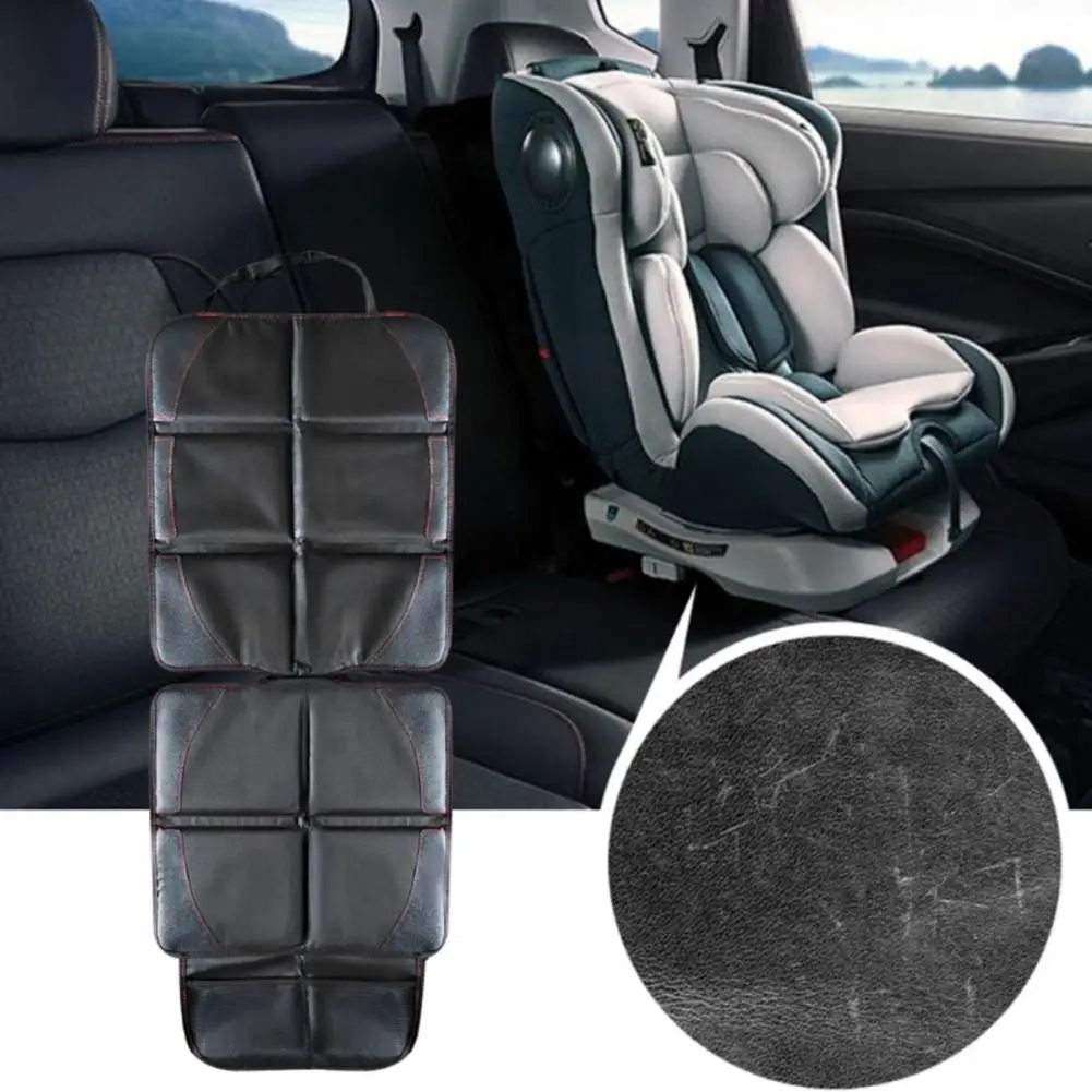 

Useful Car Seat Cushion Wear Resistant Foldable Practical Non-slip Child Safety Seat Multi-use Protection Cover