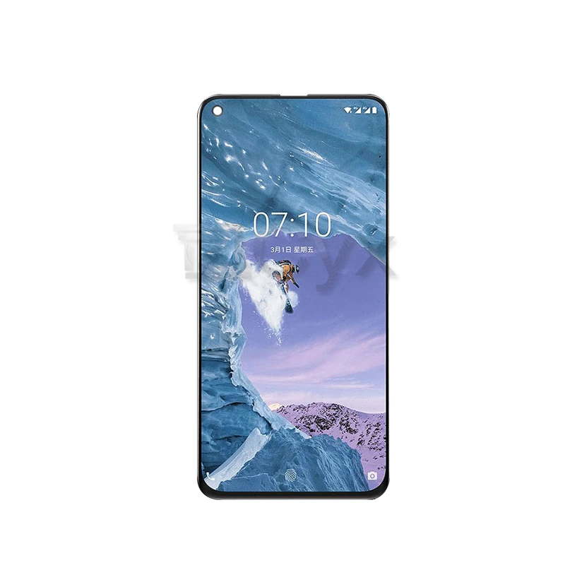 ЖК-дисплей 6 39 дюйма для Nokia X71 дигитайзер сенсорного экрана в сборе 8 1 Plus TA-1167 TA-1172