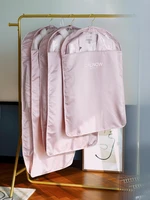 clothes dust cover transparent hanging household suit coat garment suit bag fully enclosed clothing hanger set wardrobe suit