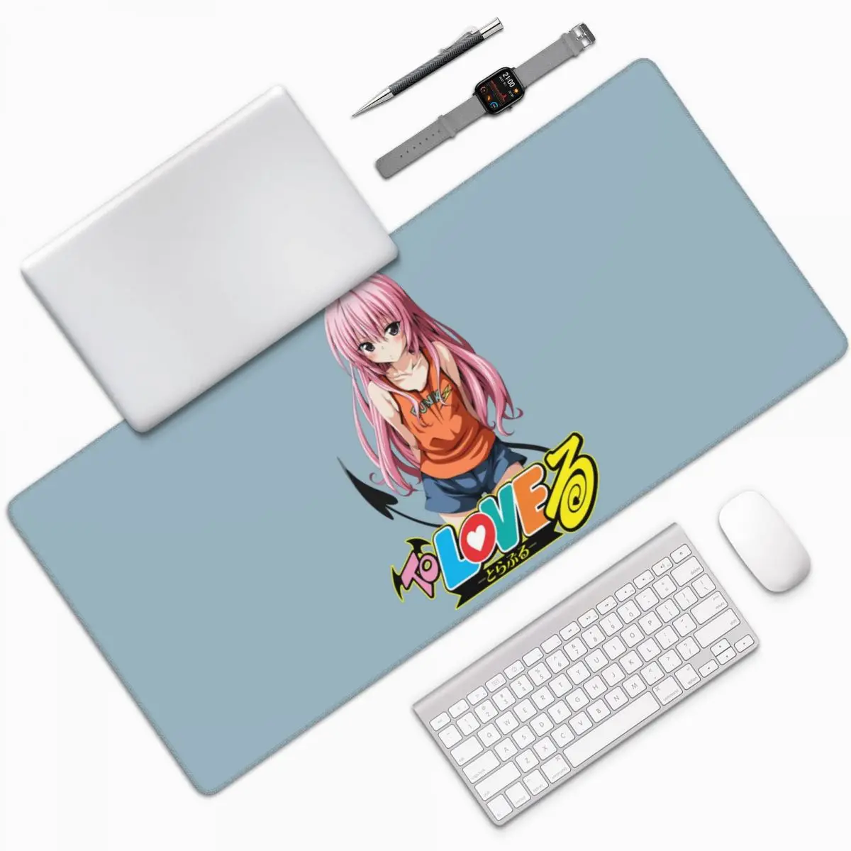 Фото Большой коврик для мыши Nana Astar Deviluke From To Love Ru Darkness, геймерский коврик для ноутбука, клавиатуры, компьютера, офисного стола №3