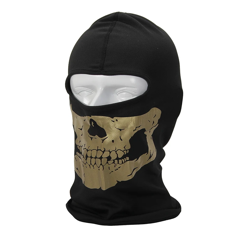 

Motorcycle Ghost Skull Reflective Mask Helmet Tactical Military Army Riding Bike Quick-Drying cycling cool Absorb sweat Mask