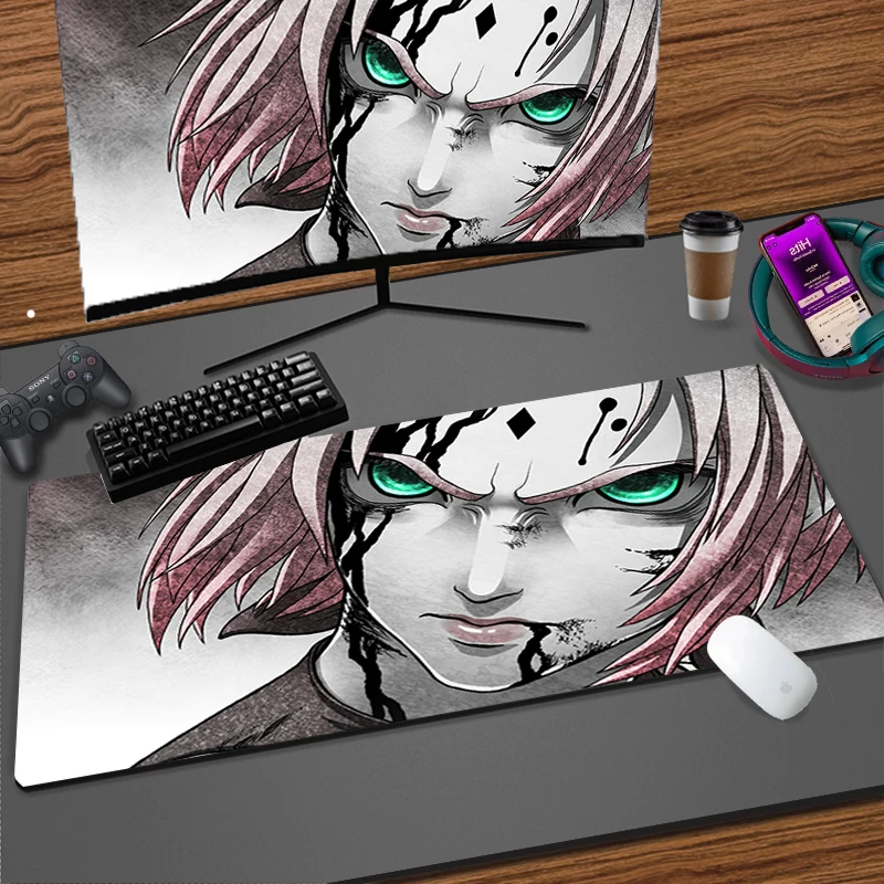 

Naruto Gaming Mouse Pad Pc Accessories Playmat Xxl Mouse Mat Mousepad Computer Offices Soft HD Cool Large Home Desk Thicker Mat