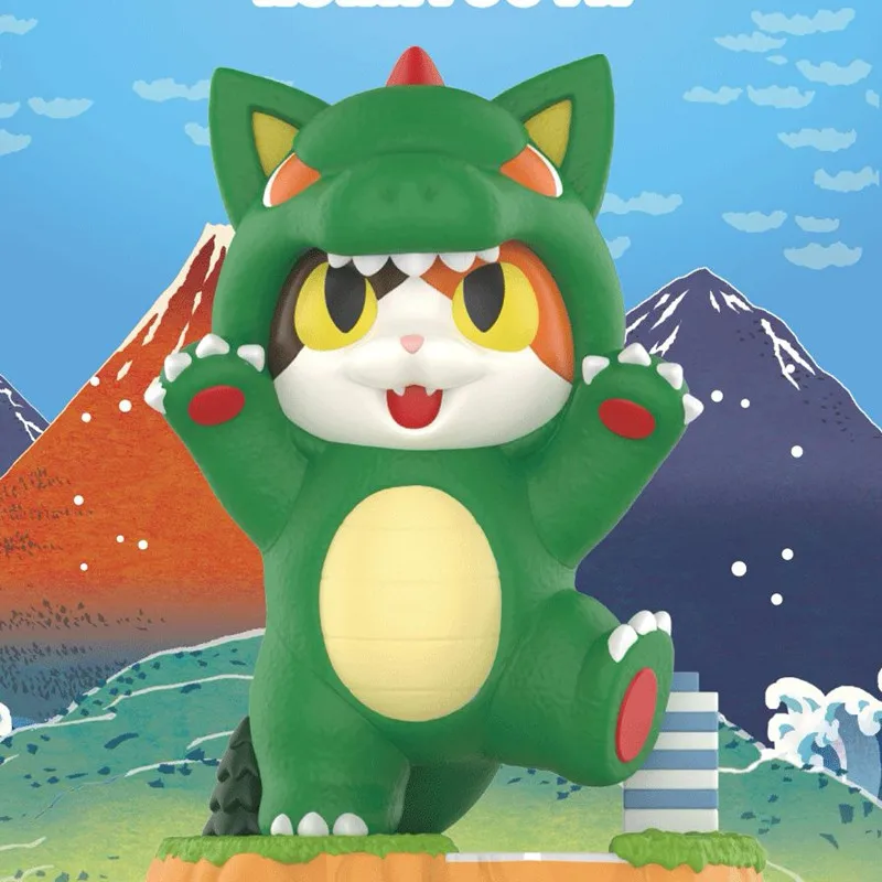 

Blind Box Toys Original POP MART Little Summer House Cat Play Series Model Confirm Style Cute Anime Figure Gift Surprise Box