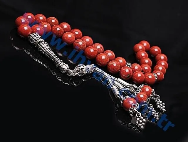 IQRAH Jasper Stone Beads Prayer Beads (925 STERLING SILVER)