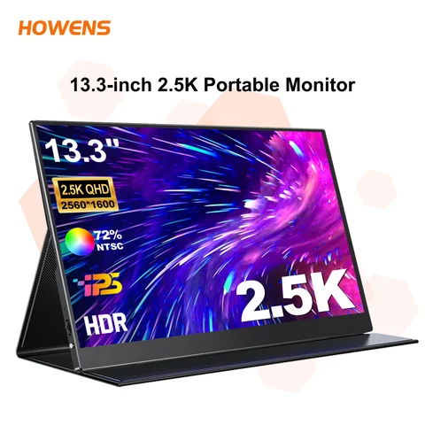 HOWENS Портативный монитор 13,3 дюйма 2560x1600