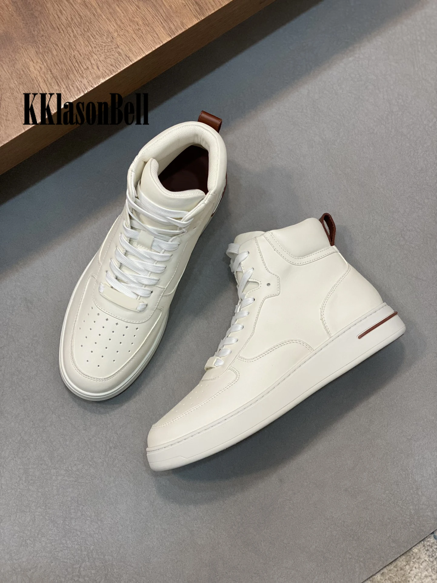11 18 KKlasonBell мужские высокие кроссовки удобная резиновая подошва на шнуровке