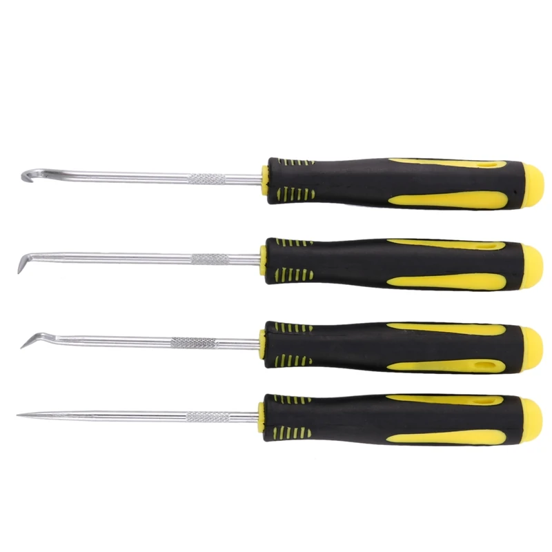 

4 PCS Scraper Hook Tool Set Oil Seal Puller Rubber O-Ring Hook Seal Screwdriver Hand DIY Tools Remover Tools
