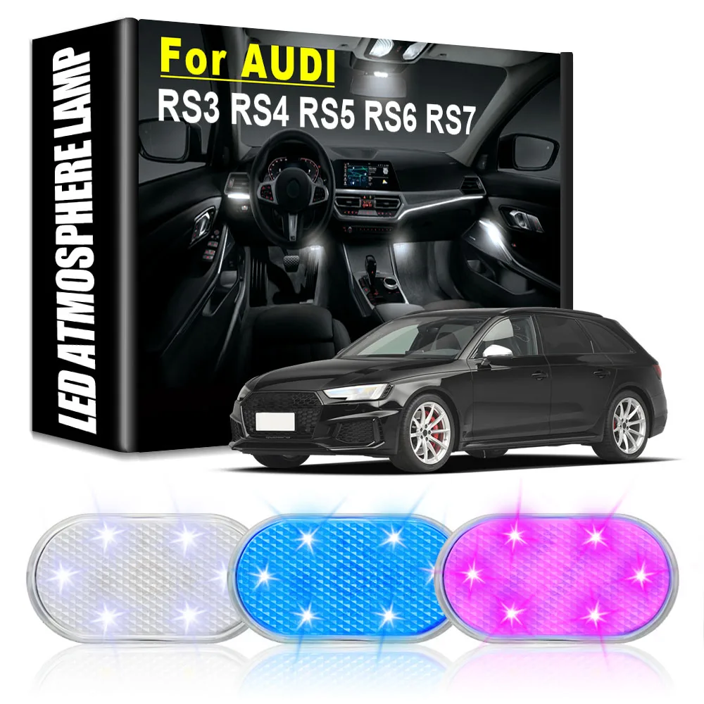 

Car LED Atmosphere Lights Car Rechargeable Touch Lamps Automotive Goods Car Accessories Auto Tools for Audi RS3 RS4 RS5 RS6 RS7