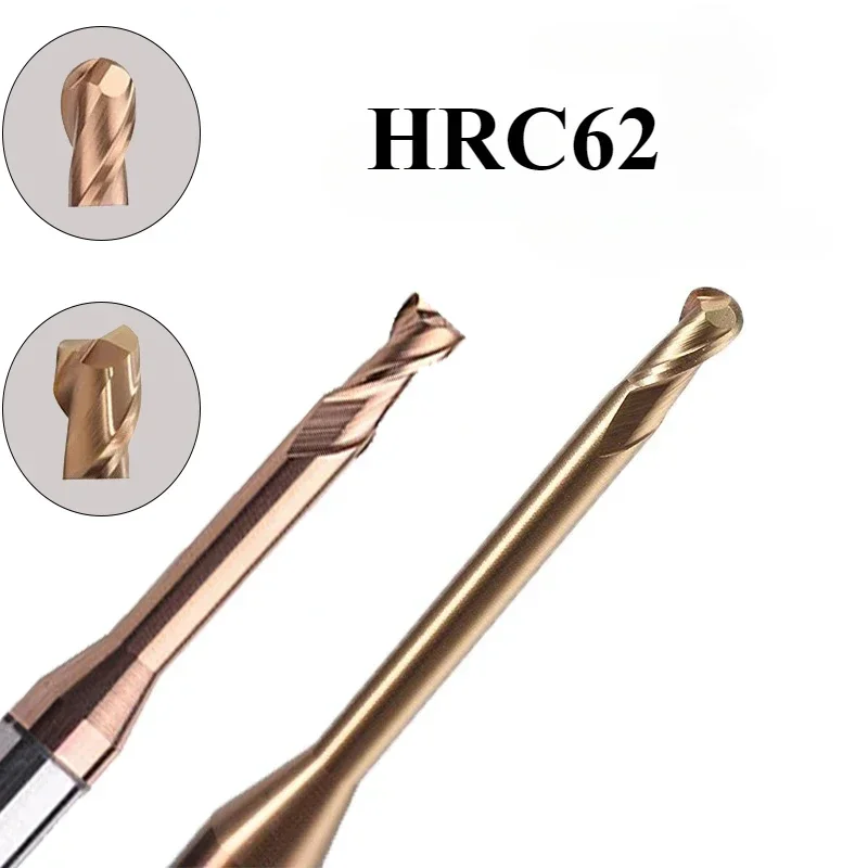 

HRC55 65 стальной фрезерный станок с глубоким желобом, маленькая фрезерная головка с длинным горлом, искусственная кожа, Жесткий сплав, расширенное глубокое отверстие