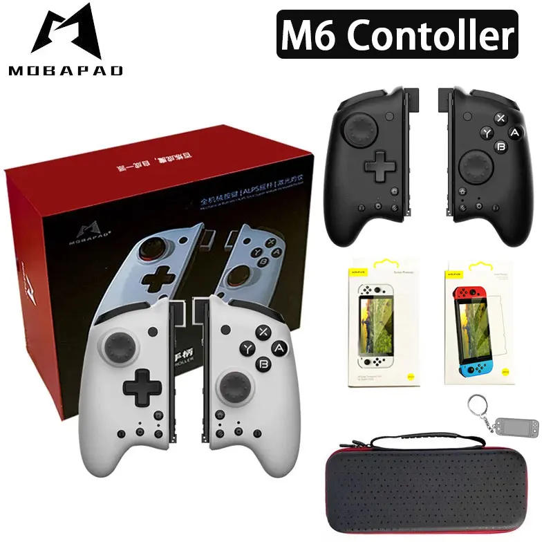 

MOBAPAD M6 Controller For Switch Gemini Gamepad Mechanical Button Joypad Left Right Grip For Nintend Switch OLED