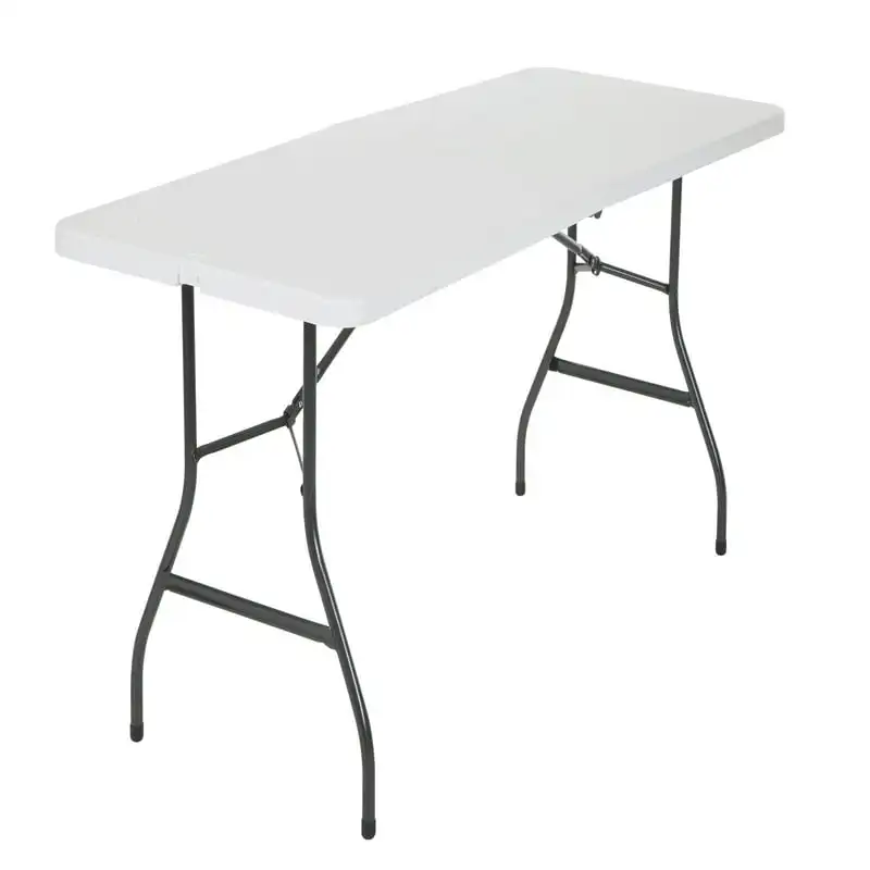 

Foot Folding Table In White Speckle