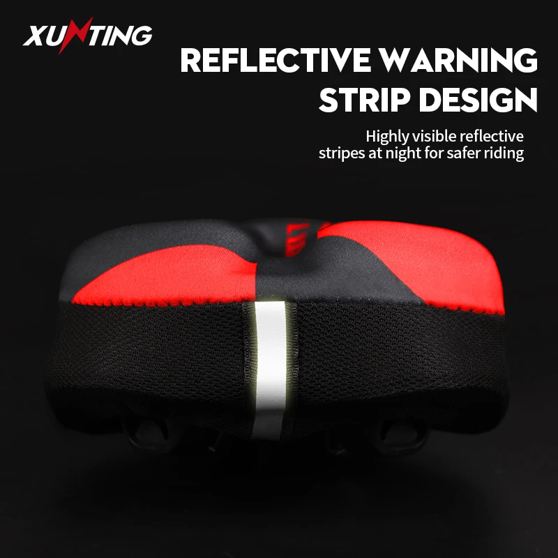 Xunting Silicone Bicycle Saddle Cover Breathable MTB Bike Seat Cushion Mat Silica gel Cycling Accessories | Спорт и развлечения