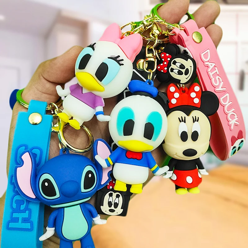Брелки Диснея Микки Маус Дональд Дак креативная искусственная мультяшная