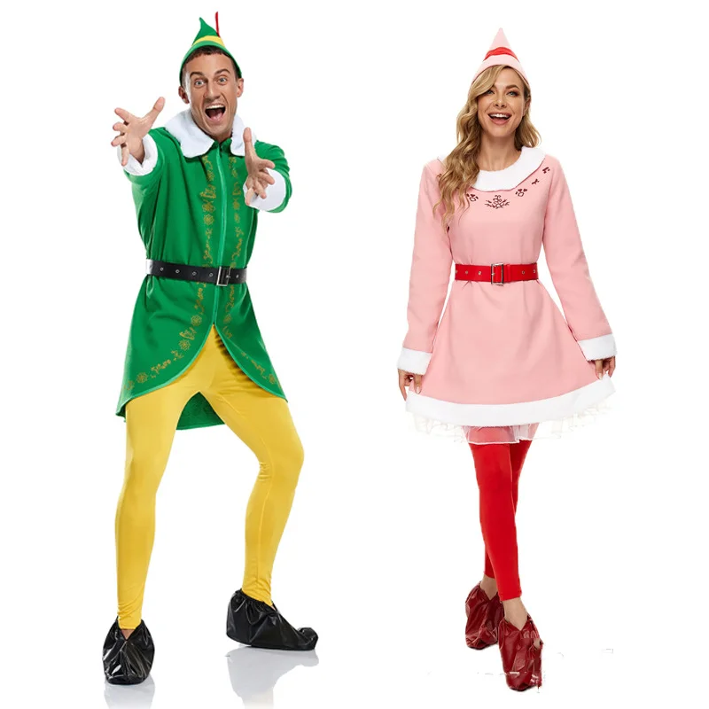 

Santa Claus Christmas Elf cosplay Christmas Performance Costume