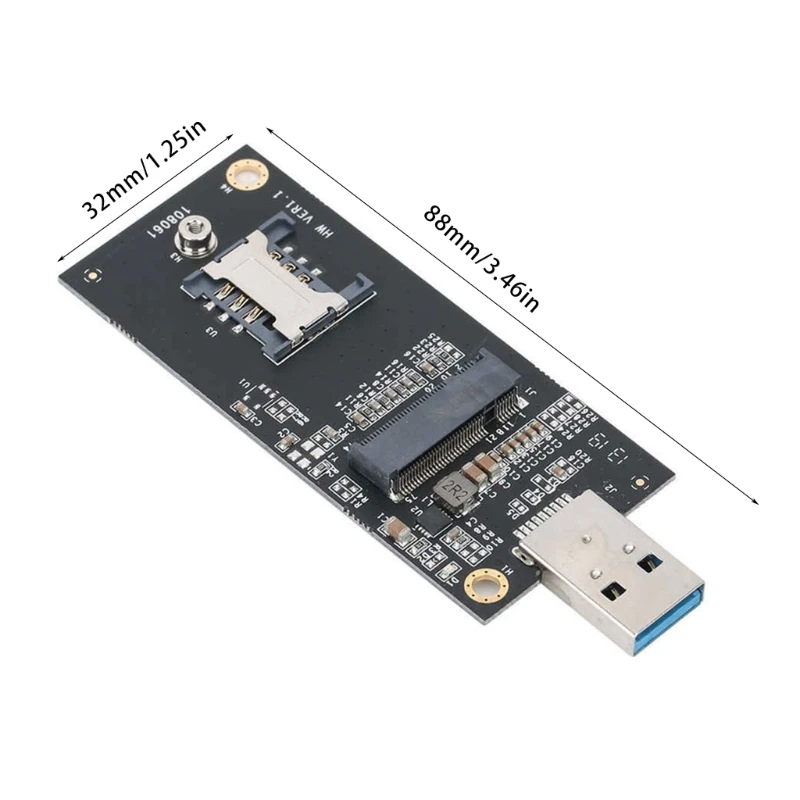 Адаптеры NGFF — USB3.0 с разъемами для слотов карт поддерживают 3042/3052