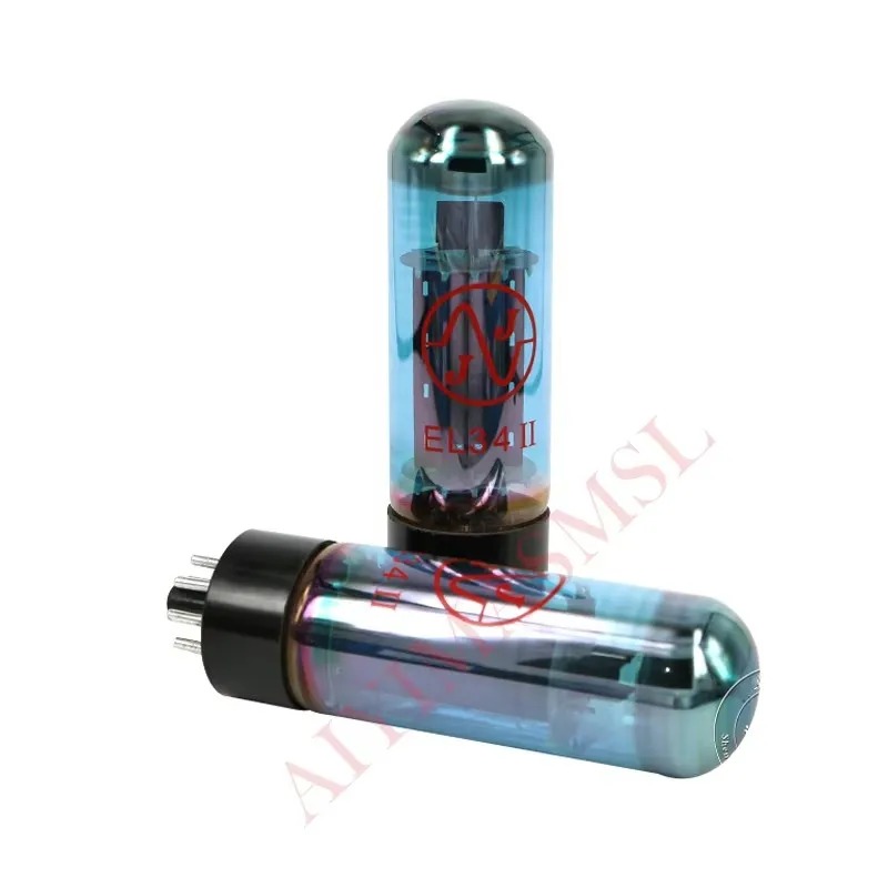 Фото JJ EL34 Blue EL34II Обновление лампы вакуумной лампы EL34 EL34C 6CA7 5881 6P3P 6L6 6L6GC HIFI Аудиоклапан Электронный ламповый усилитель DIY соответствует №5