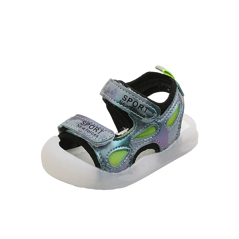 Детская обувь светильник-on сандалии с закрытым носком для мальчиков 0-1-3 лет