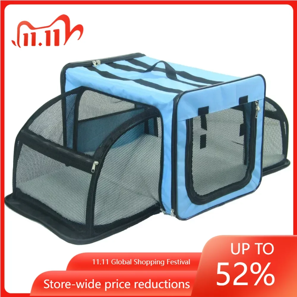 

Вместительный двойной раздвижной планшетофон для собак