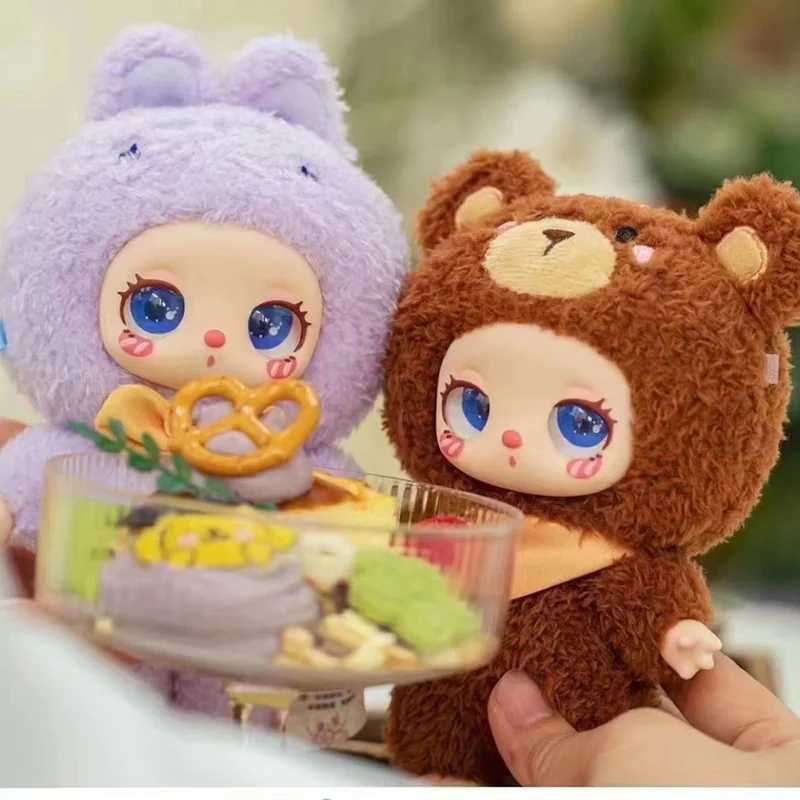 Подлинная виниловая кукла Liila V2 слепая коробка Liila's Zoo Serisebackpack подвеска
