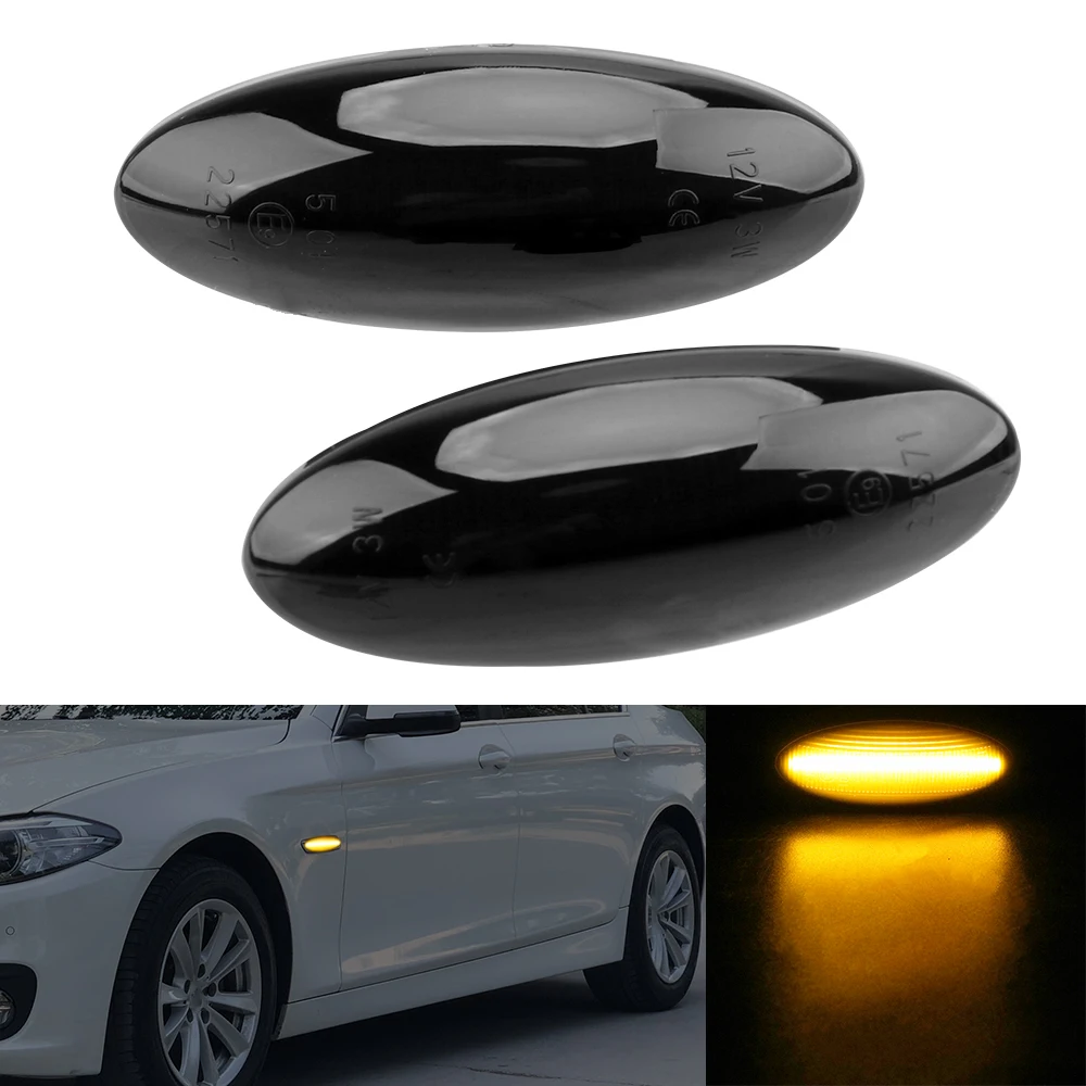 

Blinker Light For Toyota Yaris COROLLA Auris Mk1 E15 RAV4 Mk3 Signal Lamp Turn Signal Light A Pair LED Car Dynamic Side Marker