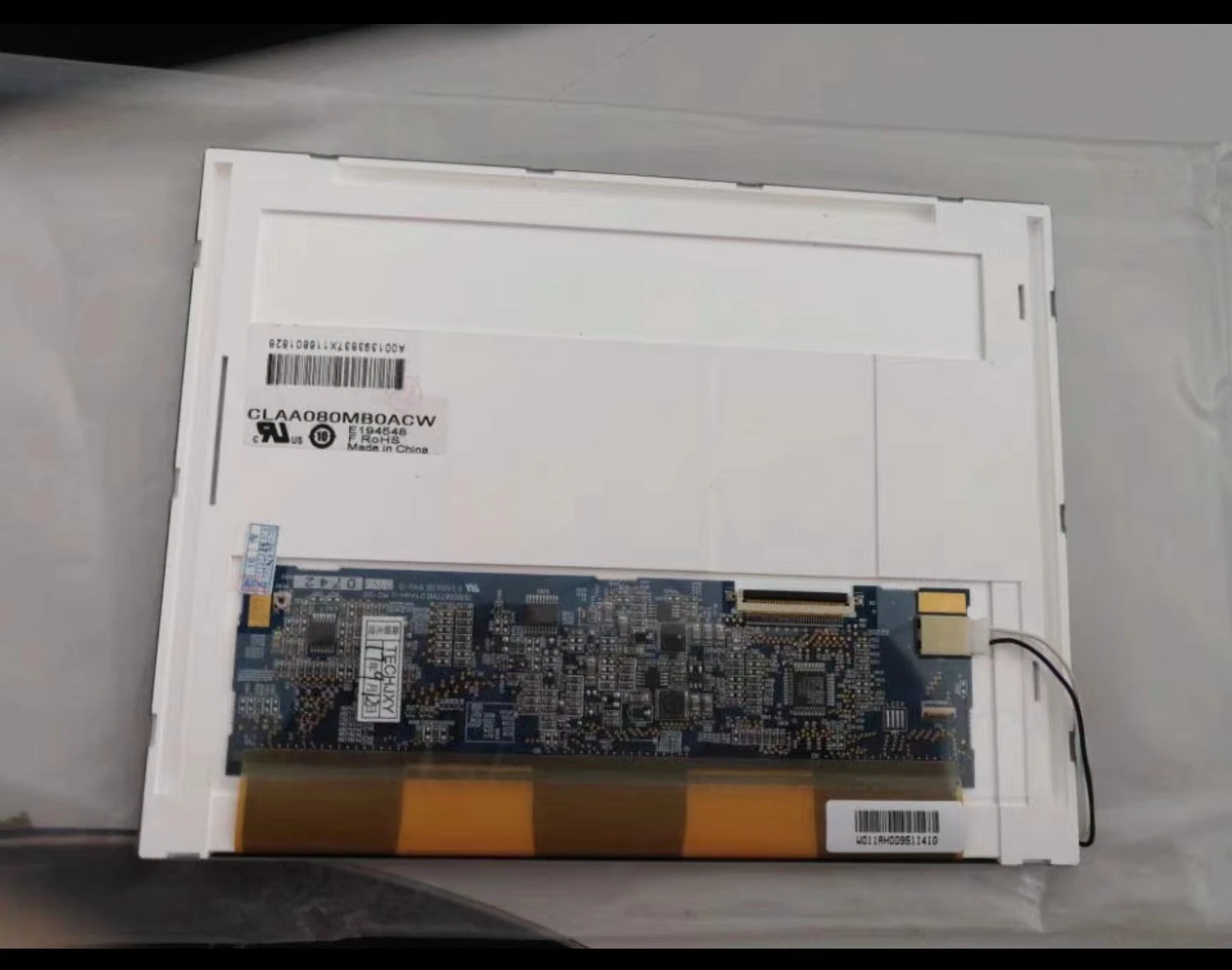 

Оригинальный 8-дюймовый ЖК-дисплей CLAA080MB0ACW применимо к замене ЖК-экрана бесплатно