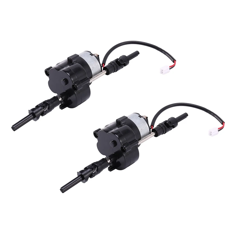 

2Pcs 260 Motor Gearbox Gear Box For MN D90 MN-90 MN98 MN99 MN99S MN45 1/12 RC Car Spare Parts Upgrade Accessories