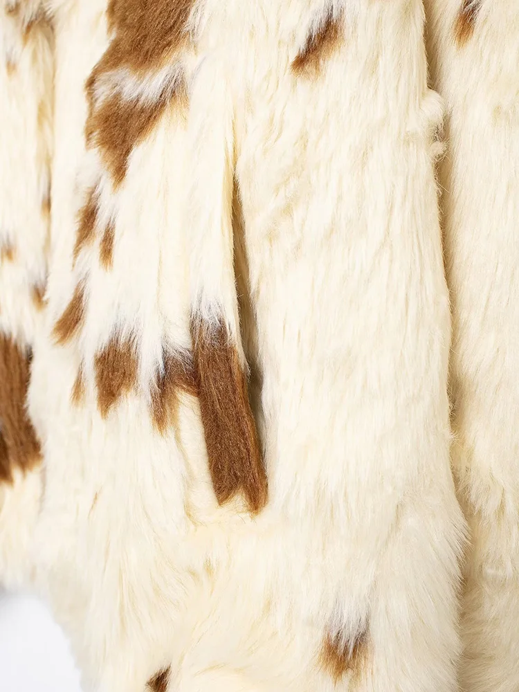 Новинка 2024 осенне-зимняя женская свободная куртка из искусственного меха