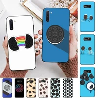 yinuoda oreo biscuits phone case for samsung note 5 7 8 9 10 20 pro plus lite ultra a21 12 72