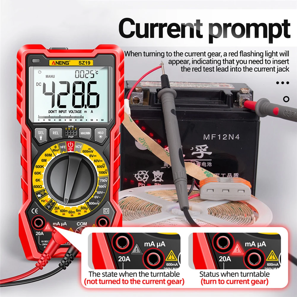 

Auto-Ranging High Precision Smart Pen Multimeter Digital Voltage Tester DC/AC Voltmeter for Auto Repair Tool