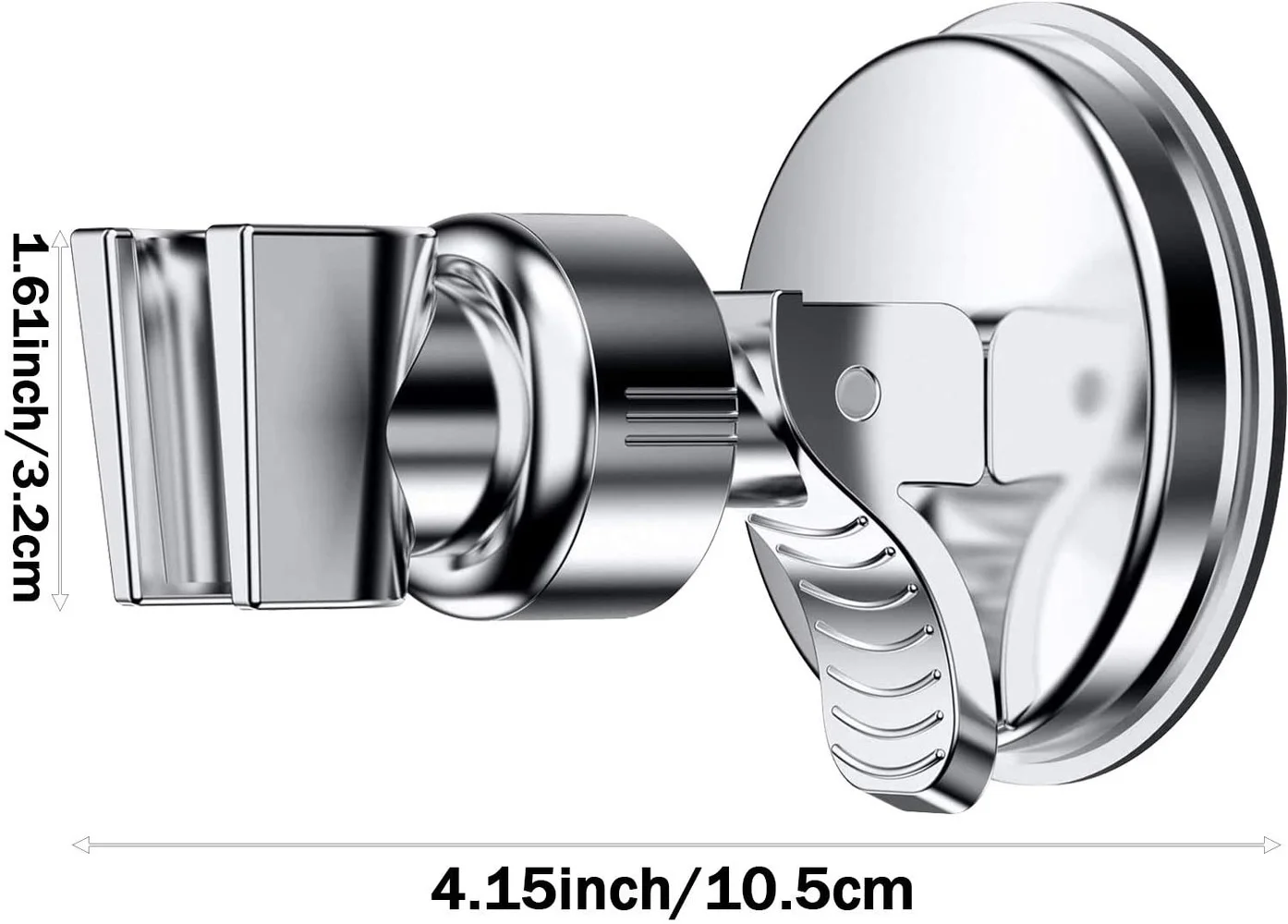 universal adjustable hand shower holder suction cup holder full plating shower rail head holder bathroom bracket stable rotation free global shipping