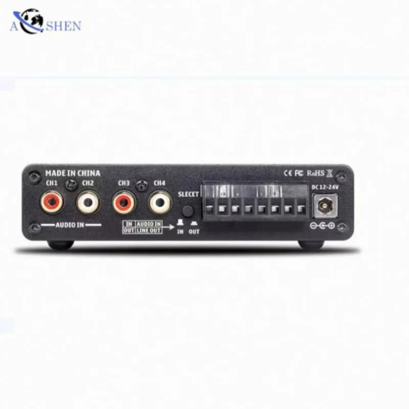

AOSHEN M1 4 Channel 50W 4 Sound Amplifier Hifi 5.0 BT Mini Amp Equipment For Audio Speaker