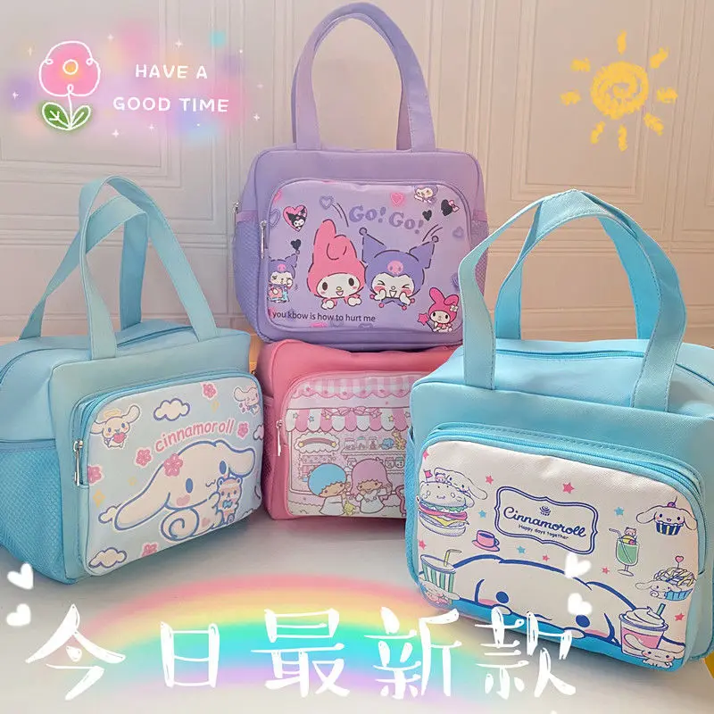 

Sanrio Hello Kitty Kawaii Cartoon Anime Bag Baby Handbags Children Shoulder Student Fashion Trendy Girls Messenger Bag Girls Bag