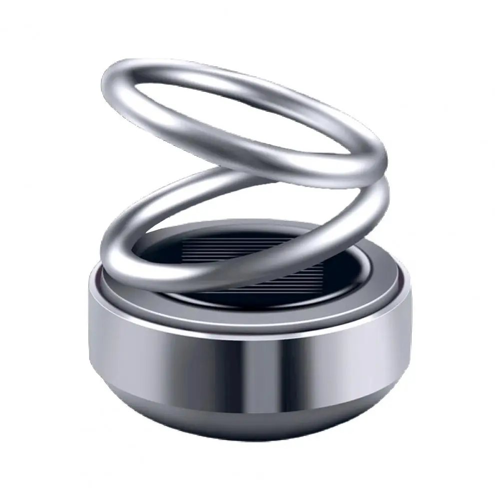 

Автомобильный освежитель воздуха на солнечной энергии, двойные кольца, подвеска, аромат, дезодорант, авто ароматерапевтический диффузор, аксессуары для салона автомобиля