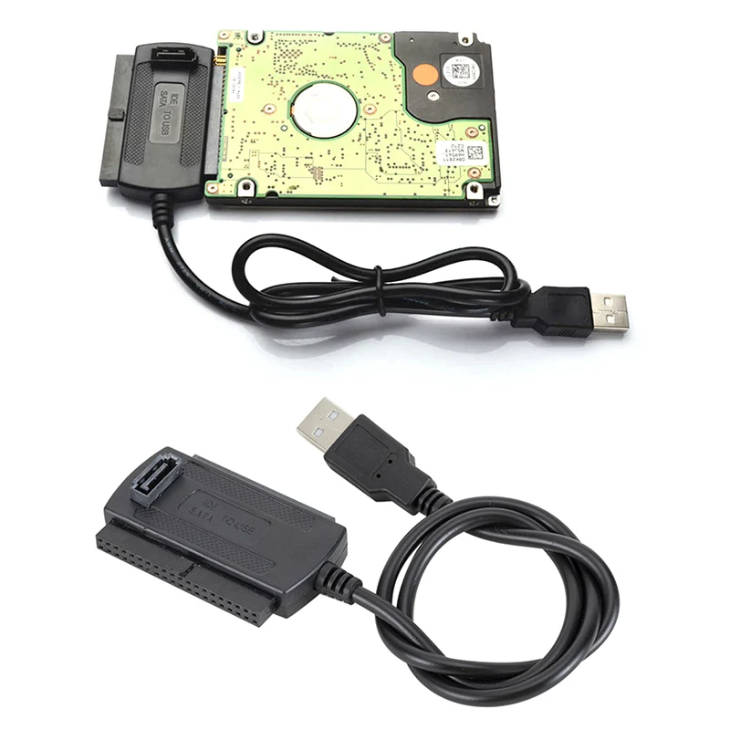 Кабель-переходник с USB 2 0 на IDE SATA для жесткого диска 5 дюйма HD | Компьютеры и офис