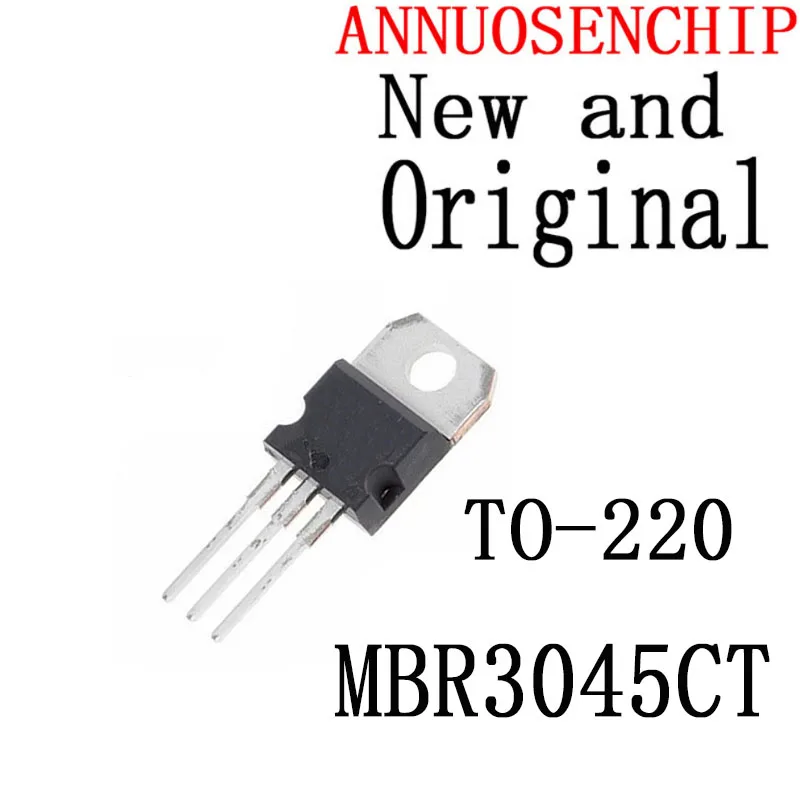 Новые и оригинальные ДИОДЫ TO-220 MBR3045 TO220 MBR3045C 30A45V Schottky с быстрым восстановлением MBR3045CT, 10 шт.