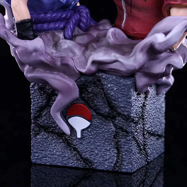 Naruto Shippuden Sasuke ed Itachi abbraccio Action Figure busto PVC 17cm 6